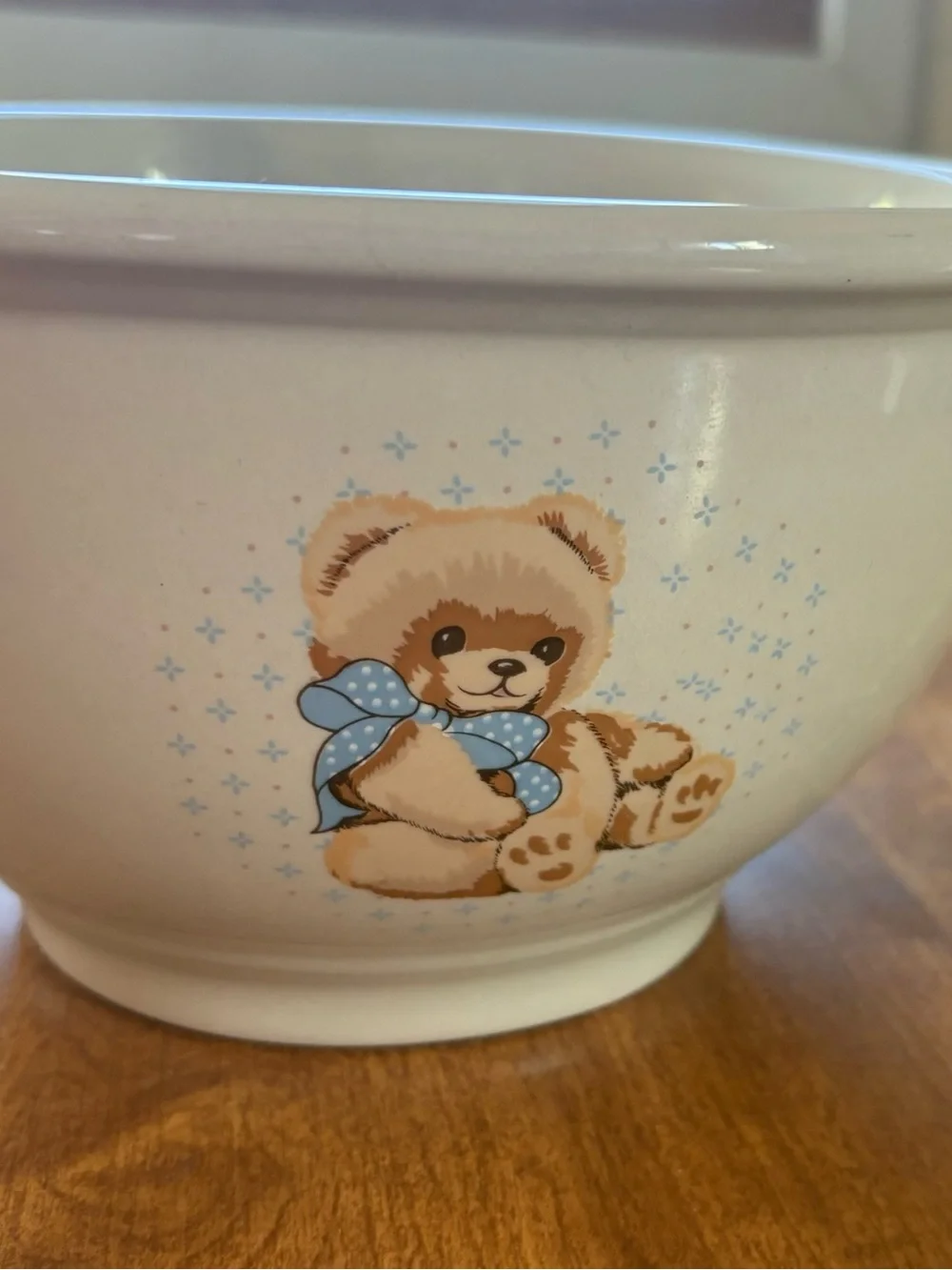 Vintage tienshan theodore country bear 9in mixing bowl